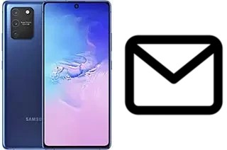 Configurar correo en Samsung Galaxy S10 Lite