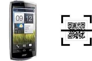 ¿Cómo leer códigos QR en un Acer CloudMobile S500?