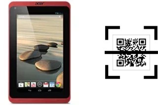 ¿Cómo leer códigos QR en un Acer Iconia B1-721?