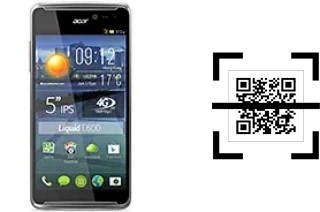 ¿Cómo leer códigos QR en un Acer Liquid E600?