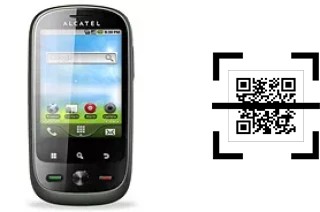 ¿Cómo leer códigos QR en un alcatel OT-890D?