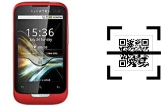 ¿Cómo leer códigos QR en un alcatel OT-985?