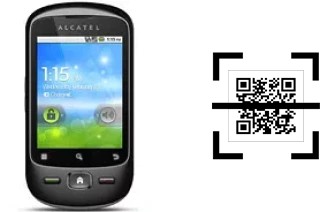 ¿Cómo leer códigos QR en un alcatel OT-906?