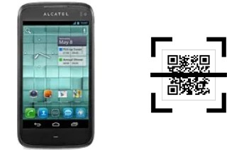 ¿Cómo leer códigos QR en un alcatel OT-997D?