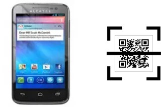 ¿Cómo leer códigos QR en un alcatel One Touch M'Pop?