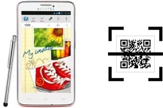 ¿Cómo leer códigos QR en un alcatel One Touch Scribe Easy?