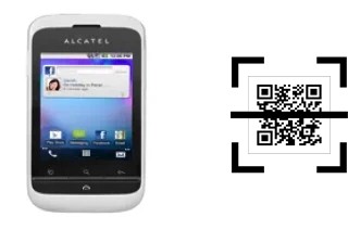 ¿Cómo leer códigos QR en un alcatel OT-903?