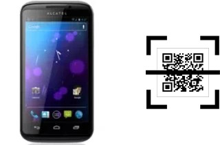 ¿Cómo leer códigos QR en un alcatel OT-993?