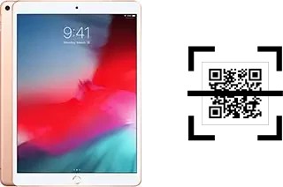 ¿Cómo leer códigos QR en un Apple iPad Air (2019)?