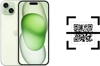 ¿Cómo leer códigos QR en un Apple iPhone 15 Plus?