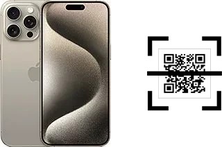 ¿Cómo leer códigos QR en un Apple iPhone 15 Pro Max?