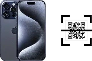 ¿Cómo leer códigos QR en un Apple iPhone 15 Pro?