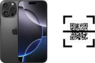 ¿Cómo leer códigos QR en un Apple iPhone 16 Pro Max?