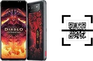 ¿Cómo leer códigos QR en un Asus ROG Phone 6 Diablo Immortal Edition?