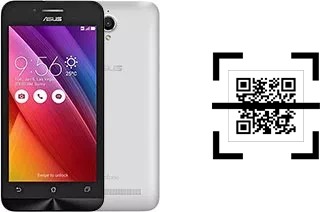 ¿Cómo leer códigos QR en un Asus Zenfone Go T500?