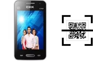 ¿Cómo leer códigos QR en un CKK-mobile CKK mobile C707?