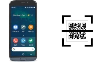 ¿Cómo leer códigos QR en un Doro 8050 Plus?