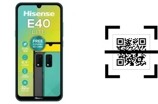 ¿Cómo leer códigos QR en un HiSense E40 LITE?