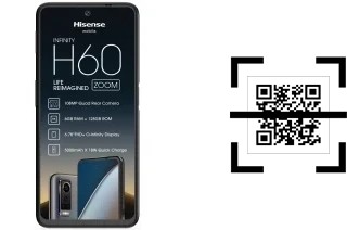 ¿Cómo leer códigos QR en un HiSense H60 Zoom?