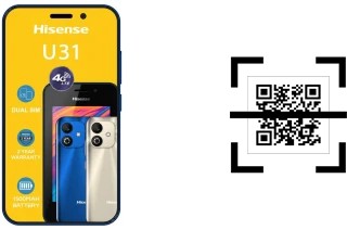 ¿Cómo leer códigos QR en un HiSense U31?