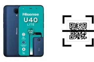 ¿Cómo leer códigos QR en un HiSense U40 Lite?