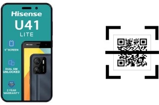 ¿Cómo leer códigos QR en un HiSense U41 Lite?