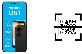 ¿Cómo leer códigos QR en un HiSense U61?