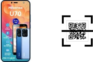 ¿Cómo leer códigos QR en un HiSense U70?