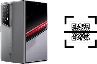 ¿Cómo leer códigos QR en un Honor Magic V2 RSR Porsche Design?