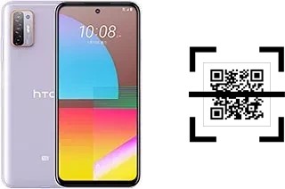 ¿Cómo leer códigos QR en un HTC Desire 21 Pro 5G?