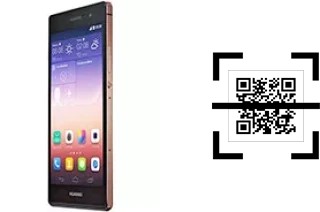 ¿Cómo leer códigos QR en un Huawei Ascend P7 Sapphire Edition?