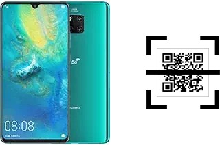 ¿Cómo leer códigos QR en un Huawei Mate 20 X (5G)?