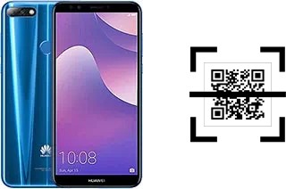 ¿Cómo leer códigos QR en un Huawei Y7 (2018)?