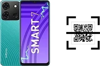 ¿Cómo leer códigos QR en un Infinix Smart 7 (India)?