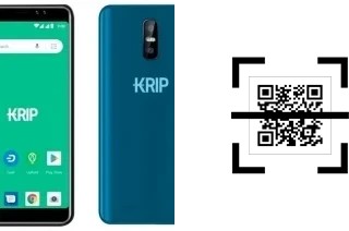 ¿Cómo leer códigos QR en un Krip K55h?