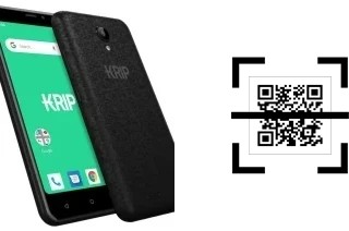 ¿Cómo leer códigos QR en un Krip K5m?