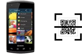 ¿Cómo leer códigos QR en un Kyocera Rise C5155?