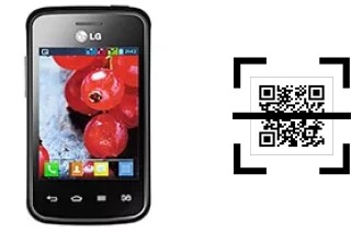 ¿Cómo leer códigos QR en un LG Optimus L1 II Tri E475?