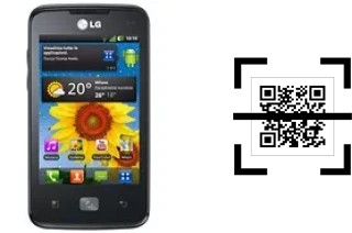 ¿Cómo leer códigos QR en un LG Optimus Hub E510?