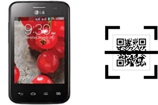 ¿Cómo leer códigos QR en un LG Optimus L2 II E435?