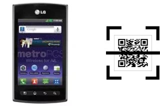 ¿Cómo leer códigos QR en un LG Optimus M+ MS695?