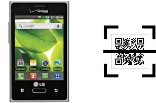 ¿Cómo leer códigos QR en un LG Optimus Zone VS410?