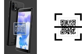 ¿Cómo leer códigos QR en un Maxwest Astro 55r?