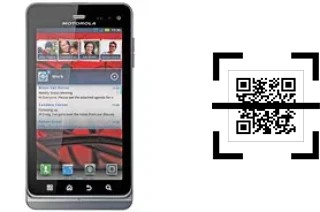 ¿Cómo leer códigos QR en un Motorola MILESTONE 3 XT860?