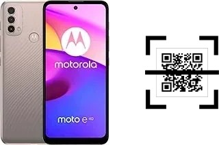 ¿Cómo leer códigos QR en un Motorola Moto E40?