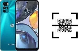 ¿Cómo leer códigos QR en un Motorola Moto G22?