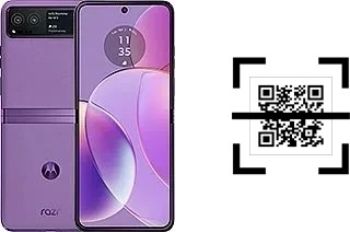 ¿Cómo leer códigos QR en un Motorola Razr 40?