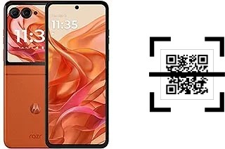 ¿Cómo leer códigos QR en un Motorola Razr 50?