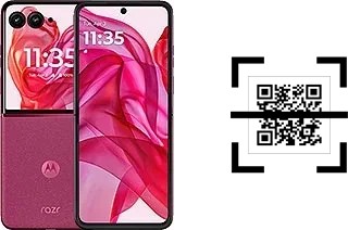 ¿Cómo leer códigos QR en un Motorola razr+ 2024?