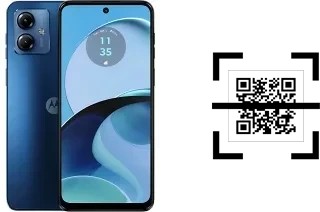 ¿Cómo leer códigos QR en un Motorola Moto G14?